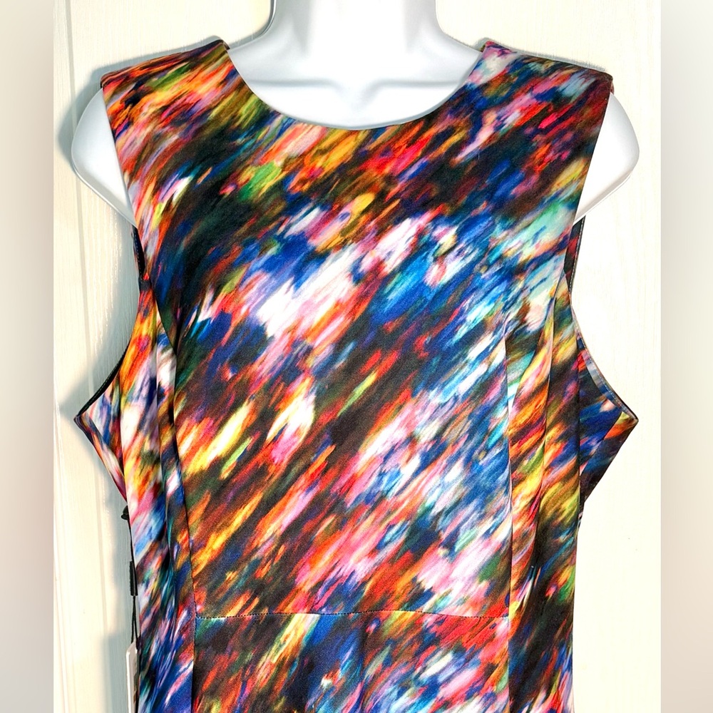 Calvin Klein Multicolor Sleeveless Women's sheath Dress size 12 - Picture 12 of 13